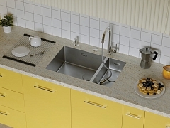 Мойка для кухни OMOIKIRI TAKI 69-2-U/IF SIDE GB графит 4997050