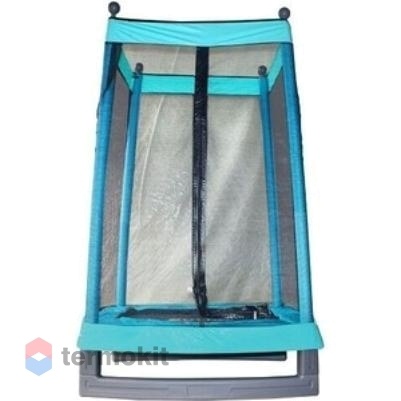 Батут DFC MONKEY 50х50" (127х127см) синий/зеленый, сетка 50INCH-JPMB