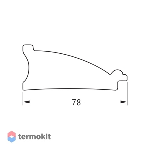 Зеркало в багетной раме EVOFORM DEFINITE FLOOR 109 белая кожа с хромом BY 6042