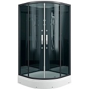 Душевая кабина Erlit Eclipse 100х100 (тонированное стекло) хром ER5710P-C24