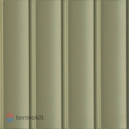 Керамическая плитка Kerama Marazzi Аква Альта SOA005 Декор 1 зеленый матовый структура 20x20x0,95
