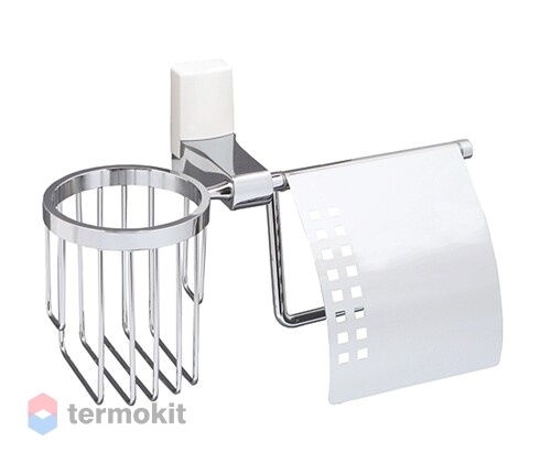 Держатель туалетной бумаги и освежителя WasserKRAFT Leine K-5059WHITE