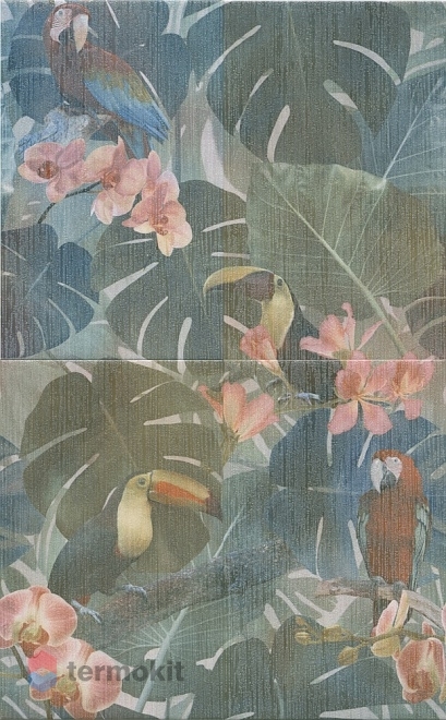 Керамическая плитка Kerama Marazzi Пальмовый Лес HGD/A362/4x/6000 панно 50x80