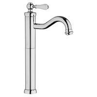 Смеситель для раковины высокий Jacuzzi Rubinetteria Tosca с донным клапаном хром 0TO00488JA00
