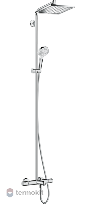 Душевая стойка Hansgrohe Crometta E 240 с термостатом для ванны 27298000