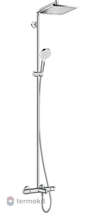 Душевая система Hansgrohe Crometta E 240 с термостатом для ванны 27298000