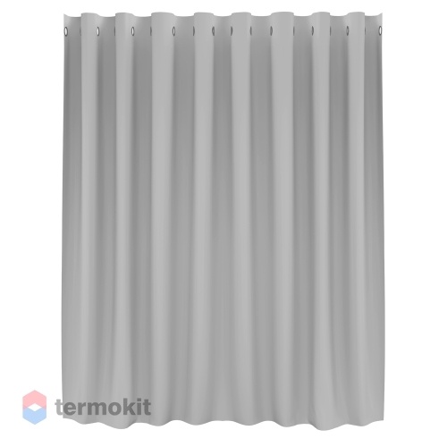 Шторка для ванной WasserKRAFT Vils 200x200 серый SC-30502