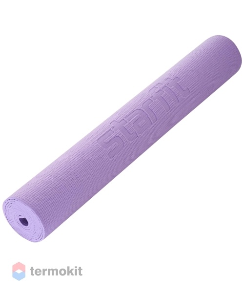 Коврик для йоги Starfit FM-101 PVC 183x61x0,8 см, фиолетовый пастель