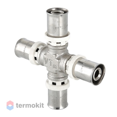 Пресс-фитинг крестовина Valtec 16 х 16 х 16 х 16