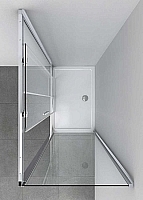 Душевой уголок Vincea Alpha 1950x1300x900 хром (рифленое стекло) VSR-3AL9013MT