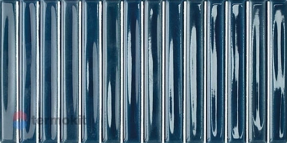 Керамическая плитка Wow Colour Notes Bars Indigo настенная 12,5x25