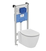 Комплект инсталляции c подвесным унитазом Ideal Standard с сиденьем микролифт E211601