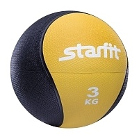 Медбол Starfit Pro GB-702, 3 кг, желтый