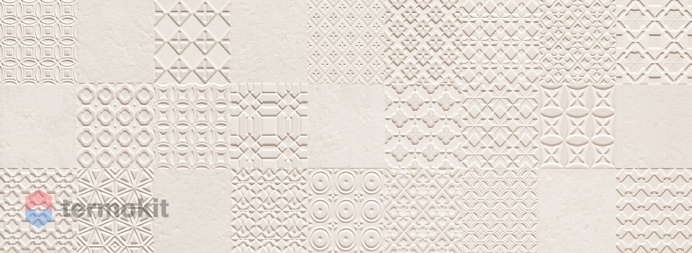 Керамическая плитка Tubadzin Integrally D-light grey декор 32,8x89,8