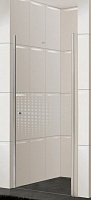 Душевая дверь Parly 900x1850 (с рисунком) хром DE90