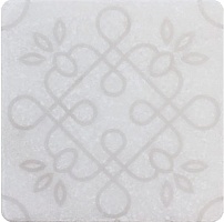 Плитка Мрамор Stone4Home Marble White Motif №1 декор 10х10