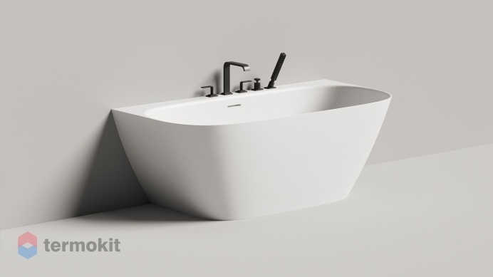 Ванна из искусственного камня Salini Sofia S-Sense белый глянец 1600х800 102517G