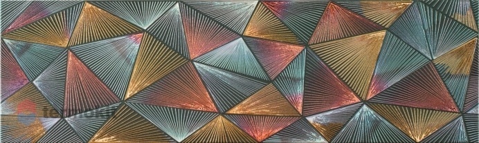 Керамическая плитка Aparici Metallic Cosmos Decor настенная 29,75x99,55