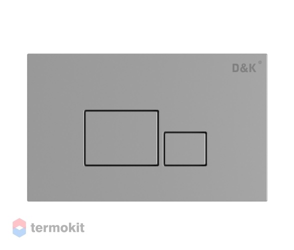 Клавиша смыва D&K Quadro хром DB1519001