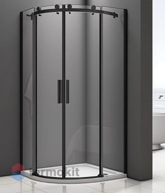 Душевой уголок Good Door Galaxy 1950х1000х1000 Черный ГЛ00019