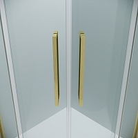 Душевой уголок Grossman Cosmo 1950x1000x1000 золото сатин 301.K33.02.1010.32.00