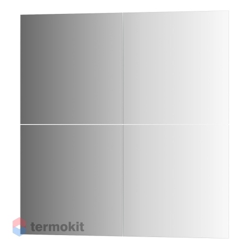 Зеркальная плитка со шлифованной кромкой EVOFORM REFLECTIVE 30x30 4 шт Серебро BY 1410