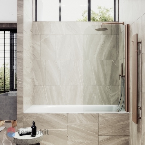 Душевая шторка Maybah Glass 500х1400 бронза MGV-597-2