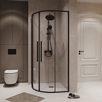 Душевой уголок Niagara Nova 1950x900x900 черный матовый NG-6826-34BLACK