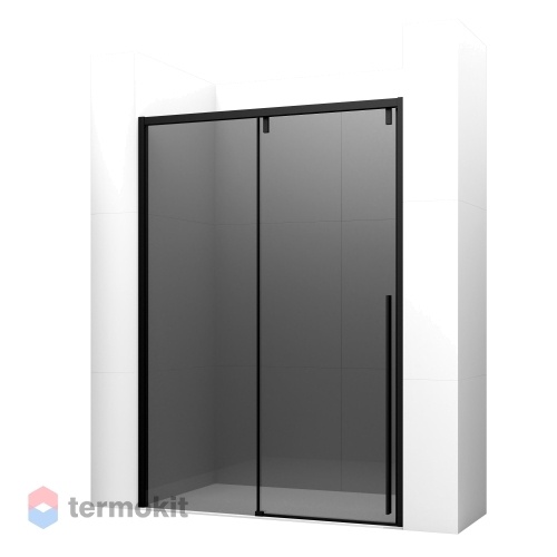 Душевая дверь Ambassador Intense 1400x2000 (тонированное стекло) черный 110022203IBB