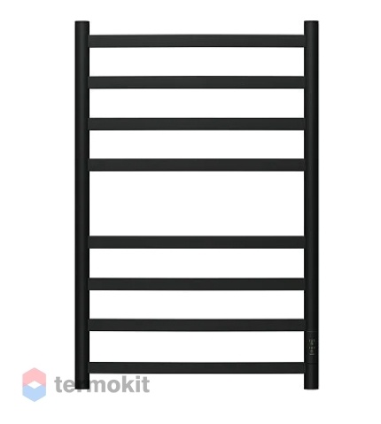 Электрический полотенцесушитель Point Серии Антея П8 500x800 диммер справа, черный PN17858B