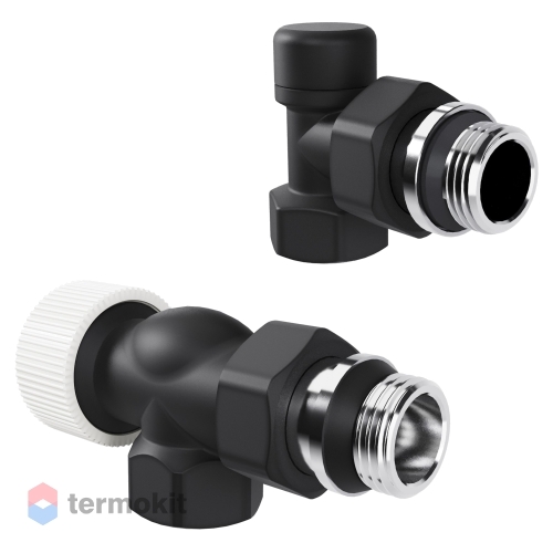 Royal Thermo Набор термостатический осевой Design 1/2М30х1,5 (Черный)