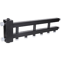 ROMMER Коллектор (дублер рядный) с гидроразделителем на 3+1 контура до 60 кВт