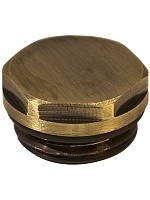Заглушка Retro Style латунная 1/2&quot;