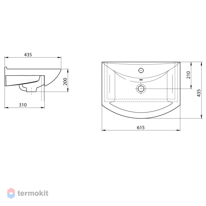 Раковина мебельная Санта Грация60 (артикул: Грация60) купить в Москве ...