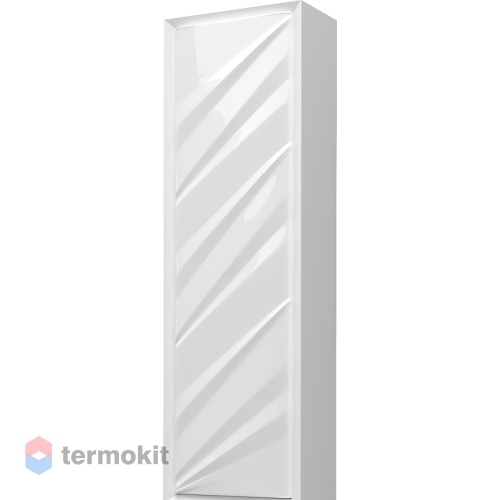 Шкаф-колонна Marka One Glace 30 белый глянец подвесная У73578