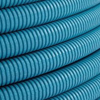 Труба Hoobs гофрированная, Д20 (внешн. 25мм) синяя отрезок \ 020м \