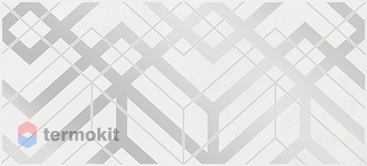 Керамическая плитка Cersanit Alrami Вставка серая геометрия 15916 20х44