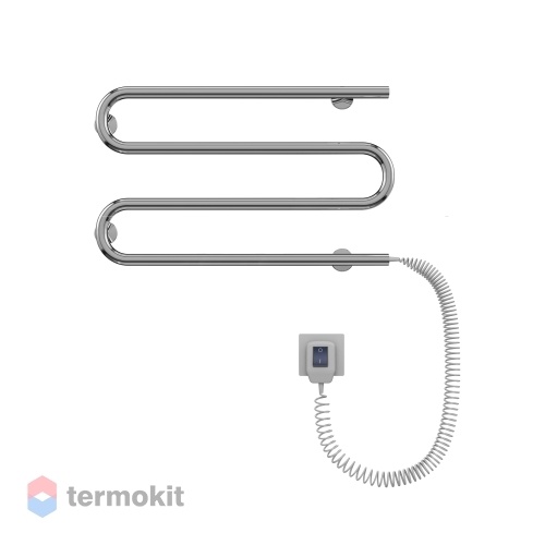 Электрический полотенцесушитель Terminus М-образный 25 ПСЭ 600x375 ТЭН Пр.
