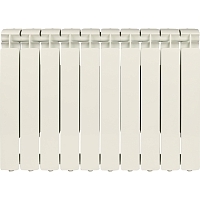 Секционный алюминиевый радиатор STOUT Bravo 500 \ 09 секций \ с боковым подключением Уцененный