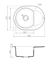 Мойка для кухни Omoikiri Sakaime 60Е-BL 4993120