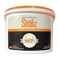 Stölz W7 Моющаяся шелковисто-матовая краска для стен и потолков, База C, 9 л