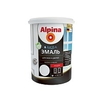 Alpina Аква Эмаль для окон и дверей 0,9 л