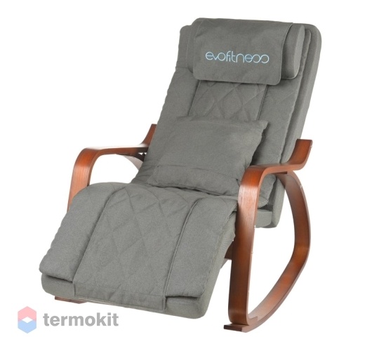 Массажное кресло - качалка Evo Fitness Home Gray