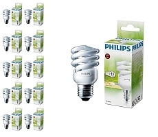 Лампа PH люминесцентная компактная Tornado spiral 12W E27 230-240VWW, 10 шт