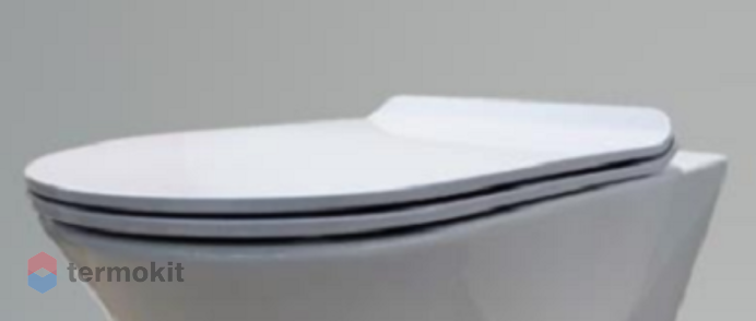 Сиденье для унитаза Kerama Marazzi Slim Soft close + clip up, белый PLM1.seat.02\WHT