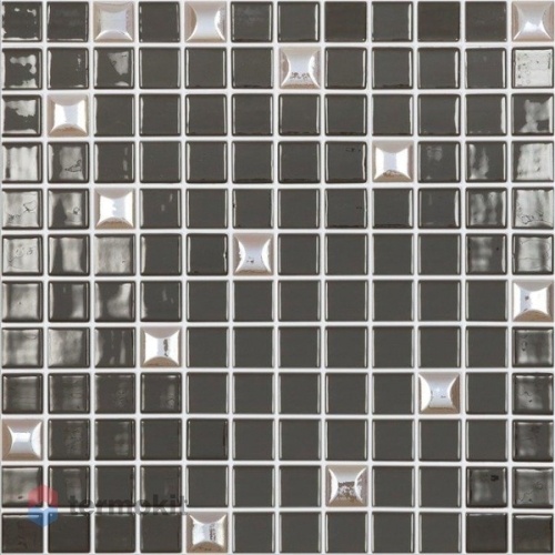 Мозаика Стеклянная Vidrepur Edna Mix №836 Темно-коричневый (на сетке) 31,7x31,7