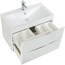Тумба под раковину BelBagno ACQUA 80 подвесная Bianco Lucido ACQUA-800-2C-SO-BL