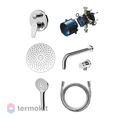 Душевой комплект скрытого монтажа AM.PM Gem 18333