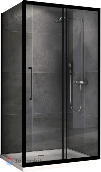 Душевой уголок ABBER Schwarzer Diamant 1950x1200x600 черный AG30120BH-S60B