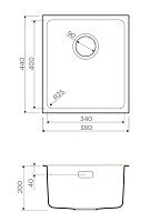 Мойка для кухни Omoikiri Tadzava 38-U-IN 4993077